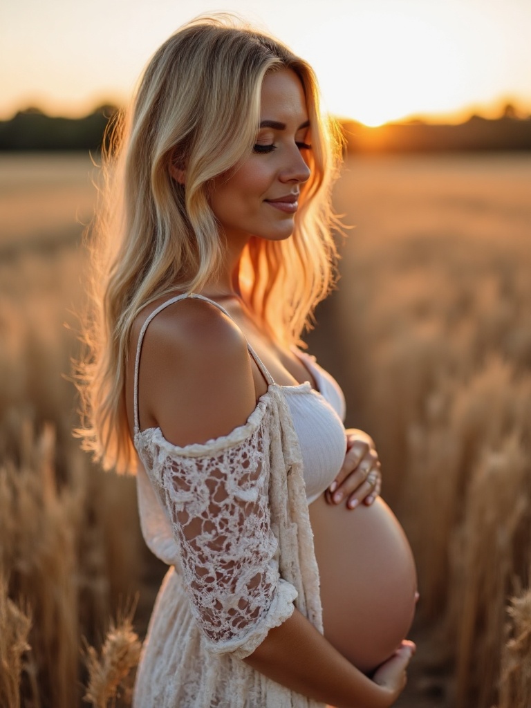 Profesjonalne zdjęcie ciążowe