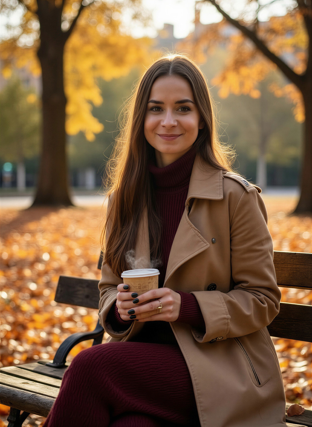 Profesjonalne zdjęcie z jesiennej sesji