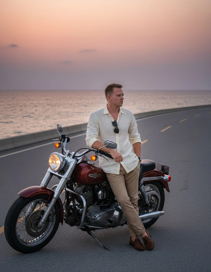 Profesjonalne zdjęcie motocyklowe