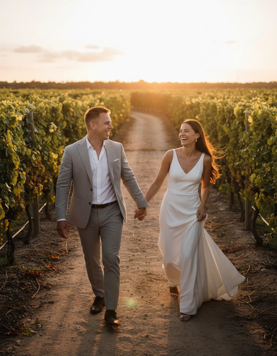 Romantyczna sesja poślubna