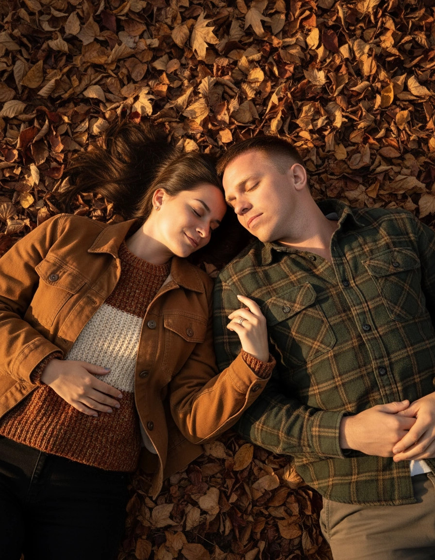 Romantyczne zdjęcie portretowe