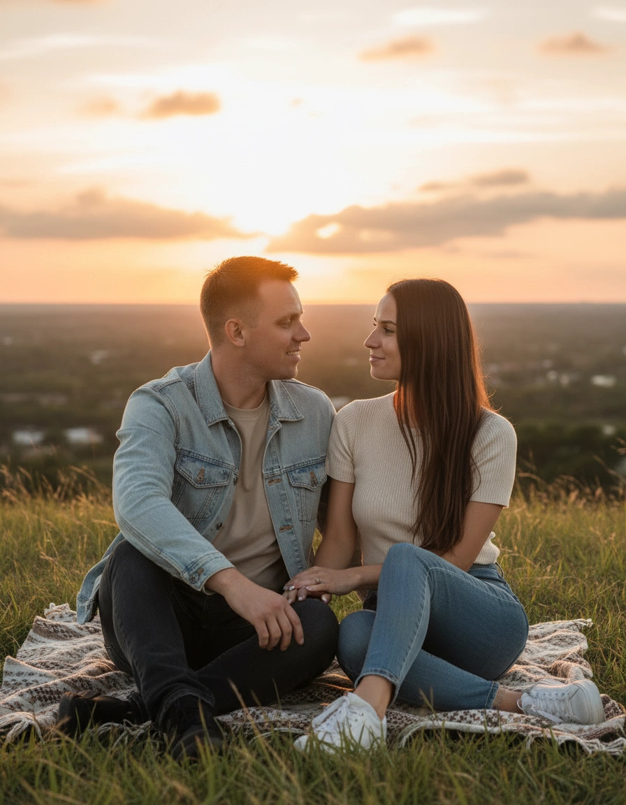 Różne style sesji romantycznych