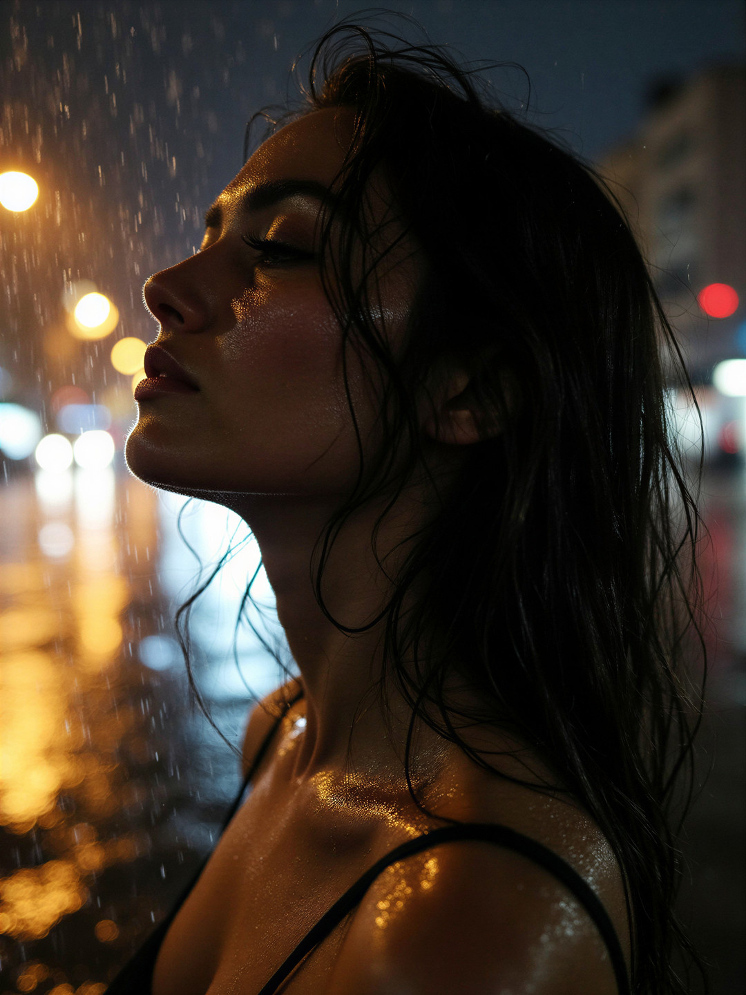 Profesjonalne zdjęcie z sesji w deszczu