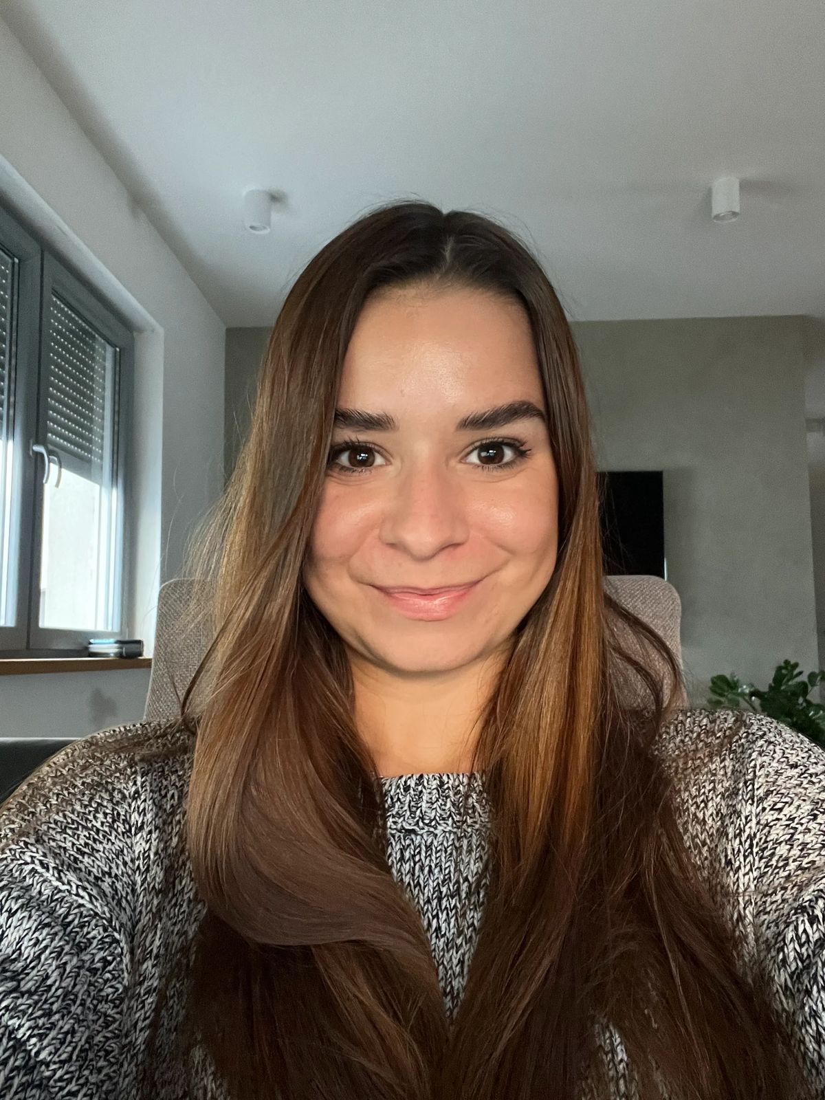 Zwykłe selfie przed przerobieniem